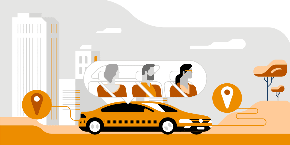 Carpooling concept