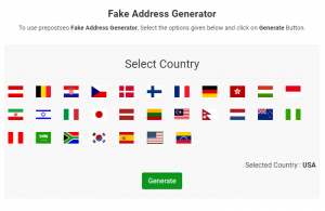 Fake Address generator tools