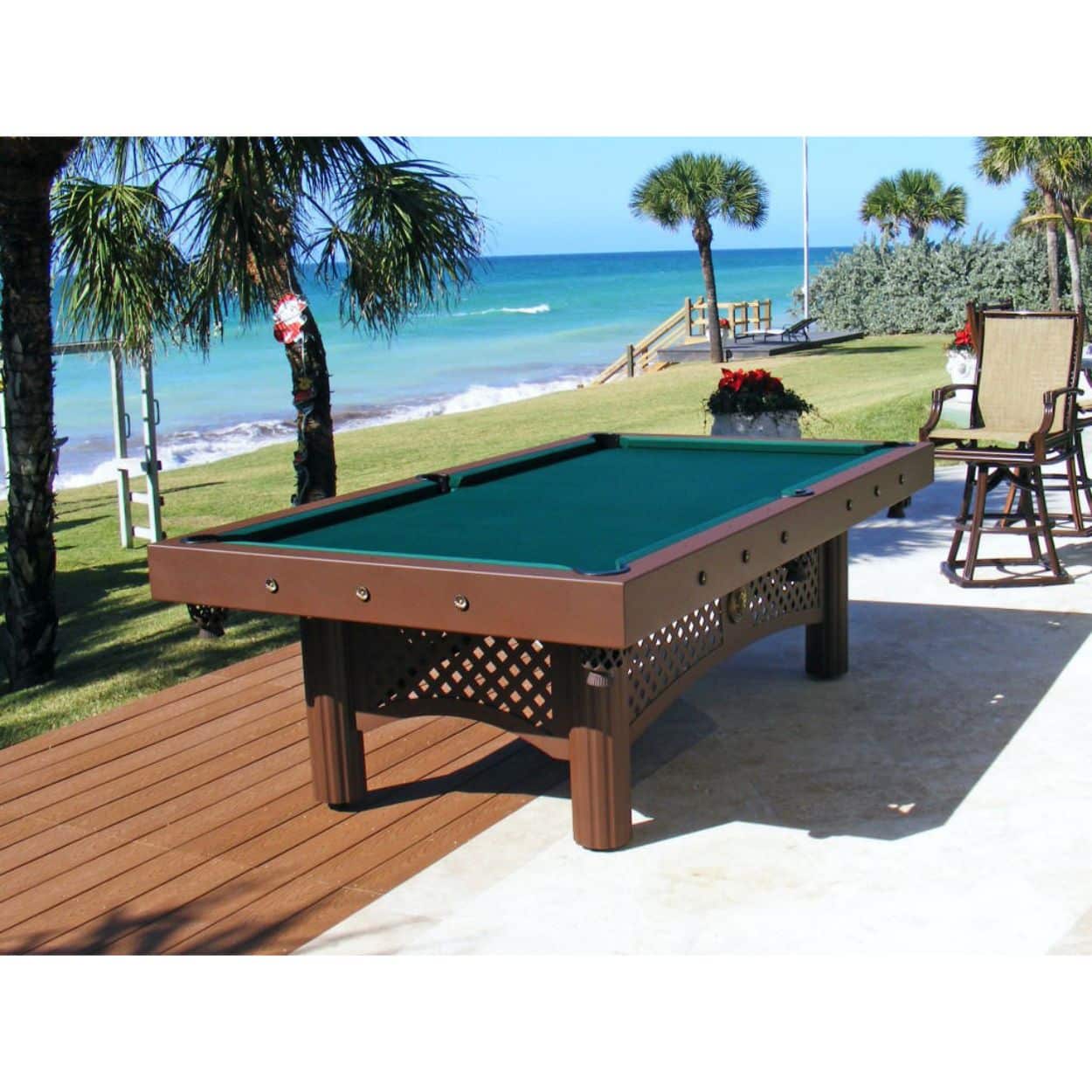 pool dining table